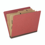 AbilityOne - Folder, File, Classification, Pressboard, 3 Dividers, 8 Part, Earth Red, Letter - (7530-01-572-6208) (7530015726208) Product Image 