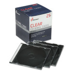 AbilityOne - CD/DVD Case, Slim, Clear - (7045-01-502-6513) (7045015026513) Product Image 