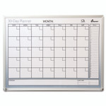 AbilityOne - White Board, 30-Day Planner, Non-Dated, Mylar Laminated Surface, Aluminum Frame, 3' x 2' - (7520-01-223-9896) (7520012239896) Product Image 