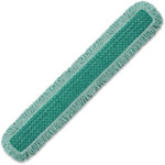 Rubbermaid Commercial HYGEN 48" Fringed Dust Mop Pad - 48" Width - MicroFiber - (RCPQ449CT) Product Image 