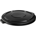 Rubbermaid Commercial Brute 44-gallon Container Lid - Round - Plastic - Black - (RCP264560BKCT) Product Image 