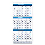 House of Doolittle Recycled Three-Month Format Wall Calendar, Vertical Orientation, 8 x 17, White Sheets, 14-Month: Dec 2024 to Jan 2026 View Product Image