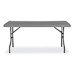 AbilityOne - Table, Folding, Charcoal, 18" x 60" - (7110-01-702-5673) (7110017025673) Product Image 