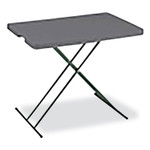AbilityOne - Table, Folding, Charcoal, 20" x 30" - (7110-01-702-6954) (7110017026954) Product Image 