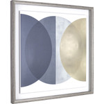 Lorell Circle I Framed Abstract Art - 29.25" x 29.25" Frame Size - Gray, Yellow Product Image 