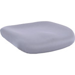 Lorell Padded Seat Cushion for Conjure Executive Mid/High-back Chair Frame - Gray - Fabric Product Image 