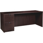 Lorell Prominence 2.0 Left-Pedestal Credenza - 29" Height x 66" Width x 24" Depth, x 1" Thickness Top - 2 x File Drawer(s) - Single Pedestal on Left Side - Band Edge - Material: Particleboard - (LLRPC2466LES) Product Image 