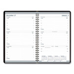 AbilityOne - Weekly Planner Book, Dated 2026, 5" x 8", Black - (7530-01-693-5592) (7530016935592) Product Image 