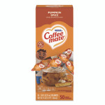 Coffee mate Liquid Coffee Creamer, Pumpkin Spice, 0.38 oz Mini Cups, 50/Box Product Image 