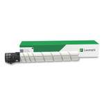 Lexmark 76C00K0 Toner, 18,500 Page-Yield, Black Product Image 