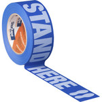 Duck STAND HERE Floor Marking Tape - 60 yd Length x 1.88" Width - Blue/ Product Image 