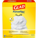 Clorox Company Kitchen Bags,Tall,w/Drawstring,13Gal,9mil,120/BX,16200/PL,WE (CLO78564PL) Product Image 
