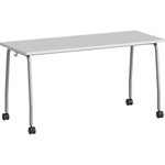 Lorell Training Table - Laminated Top - 300 lb Capacity - 29.50" Table Top Length x 23.63" Table Top Width x 1" Table Top Thickness - 59" Height - Assembly Required - (LLR60848) Product Image 