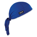 ergodyne Chill-Its 6615 High-Performance Bandana Doo Rag with Terry Cloth Sweatband, One Size Fits Most, Blue Product Image 
