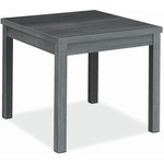 HON H80192 Corner Table - Square Top - 20" Height x 24" Width x 24" Depth - Sterling Ash Product Image 