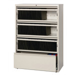 Lorell Lateral File, RCD, 4-Drawer, 36"x18-5/8"x52-1/2", Putty (LLR43510) Product Image 