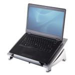 Fellowes Office Suites Laptop Riser, 15.13" x 11.38" x 4.5" to 6.5", Black/Silver, Supports 10 lbs (FEL8032001) Product Image 