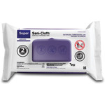 PDI HC Super Sani-Cloth Germicidal Disposable Wipe - Ready-To-Use - 6.75" Length x 6" Width - Disposable, Disinfectant, Deodorize, Latex-free, Bleach-free, Phenol-free, Easy to Use, Pre-moistened, Strong, Antimicrobial - White - 80/Packet Product Image 