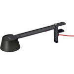 BLACK+DECKER Verve Adjustable LED Desk Lamp - LED Bulb - Adjustable, Dimmable, Adjustable Brightness, Clock, Durable, Swivel Base, Color Changing Mode - Aluminum - Desk Mountable - Black Product Image 