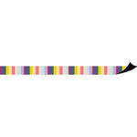 Teacher Created Resources Magnetic Board Border - Magnetic - Stripes - Durable, Reusable - 1.50" Depth x 24" Length - Multi Product Image 