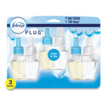 Febreze PLUG Air Freshener Refills, Linen and Sky, 2.63 oz, 3/Pack, 3 Packs/Carton Product Image 