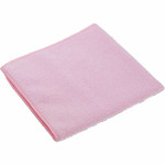 Vileda Professional MicroTuff Microfiber Cloths - 14" Length x 14" Width - Absorbent, Durable, Hygienic - Red Product Image 