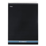 Cambridge Stiff-Back Wire Bound Notepad, Medium/College Rule, Navy Cover, 70 White 8.5 x 11.5 Sheets View Product Image