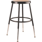 National Public Seating 6200 Series Heavy-Duty Stools - Masonite Seat Color - Masonite Seat Material - Black Frame Color - Steel Frame Material - NPS6218H10 Product Image 