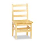 Jonti-Craft KYDZ Ladderback Chair - Woodgrain - JNT5912JC2 Product Image 