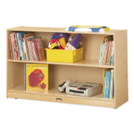 Jonti-Craft Classic Low Adjustable Bookcase - 2 Compartment(s) - 29.50" Height x 48" Width x 15" Depth - Floor - JNT0792JC Product Image 
