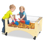 Jonti-Craft Rainbow Accents Toddler See-thru Sensory Table - 20" Height x 37" Width x 23" Depth - Classroom - Assembly Required - JNT2872JC Product Image 