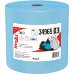 Wypall GeneralClean X60 Multi-Task Cleaning Cloth Jumbo Roll - 12.20" Length x 12.40" Width - Recommended For: Adhesive Remover, Lubricant Remover - Lightweight, Reinforced - Blue Product Image 