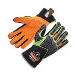 Ergodyne ProFlex 925F(x) Standard Dorsal Impact-Reducing Gloves - 2" Thickness x 13.50" Glove Length - Medium Size - Lime - EGO17903 Product Image 