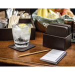Dacasso Leather Square Coaster Set - Square - DACA3443 Product Image 