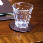 Dacasso Leather Round Coaster Set - Round - DACA3435 Product Image 