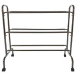 Champion Sports 12 Ball Powder-Coated Ball Cart - 4 Casters - 41" Length x 17" Width x 41" Height - CSIBRC3 Product Image 