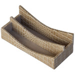Protacini Breeze Beige Italian Patent Leather Letter Holder - Italian Leather, Velveteen, Suede - DACA6308 Product Image 