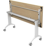 Special-T Link 72" Table Flip Base - Metallic Silver Flip Base - 27.75" Height x 17.50" Width x 69" Length - Assembly Required Product Image 