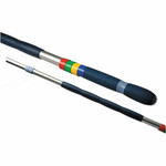 Vileda Professional Telescopic Ergonomic Handle - Telescopic Handle, Durable, Split Resistant, Ergonomic, Lightweight - Multi - Aluminum Product Image 
