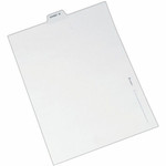 Avery Individual Bottom Tab Legal Dividers - 25 x Divider(s) - Bottom Tab(s) - Exhibit W - 1 Tab(s)/Set - 8.5" Divider Width x 11" Divider Length Product Image 