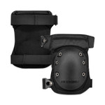 Ergodyne ProFlex 435 Cap Hinged Rubber Cap Gel Knee Pad with Buckles - Black - EGO18435 Product Image 