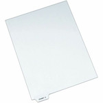 Avery Individual Bottom Tab Legal Dividers - 25 x Divider(s) - Bottom Tab(s) - Exhibit U - 1 Tab(s)/Set - 8.5" Divider Width x 11" Divider Length Product Image 