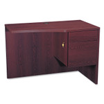 HON 10500 Series Curved Return, Right, 42" x 18" to 24" x 29.5", Mahogany View Product Image