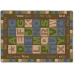 Flagship Carpets ABC Tranquility Alphabet Rug - 99.60" Length x 69.60" Width - FCIFM16732A Product Image 