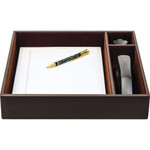 Dacasso Leather Conference Room Organizer Tray - 8 x Writing Pad - 3 Compartment(s) - DACA3440 Product Image 