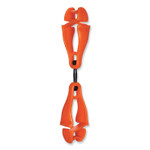 Ergodyne 3420 Swiveling Glove Clip Holder - Dual Clips - 6.5" Length x 1.5" Width - for Gloves, Personal Protective Equipment (PPE), Towel, Warehouse, Food Processing Plant, Retail Worker, Home Project, Hiking, Hunting, Mitten, Key, ... - EGO19418 Product Image 