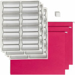 Smead 1/3 Tab Cut Letter Recycled Hanging Folder - 11 pt. - Paperboard - Adhesive Label, Write-on Label - (SMD64197) Product Image 