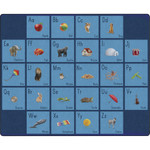 Flagship Carpets See My Alphabet Classroom Rug - Floor Rug - 13.17 ft Length x 10.50 ft Width x 0.50" Thickness - FCIFA101858FS Product Image 