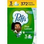 Puffs Plus Lotion Facial Tissue - 2 Ply - 8.40" Length - WhiteBox - 124/Box Product Image 