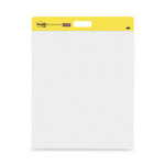 Post-it Easel Pads Super Sticky Self-Stick Wall Pad, Unruled, 20 x 23, White, 20 Sheets/Pad, 2 Pads/Pack, 2 Packs/Carton View Product Image